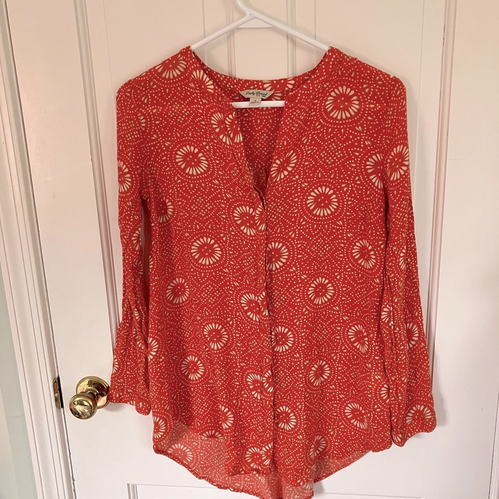 Lucky Brand Button Up Top